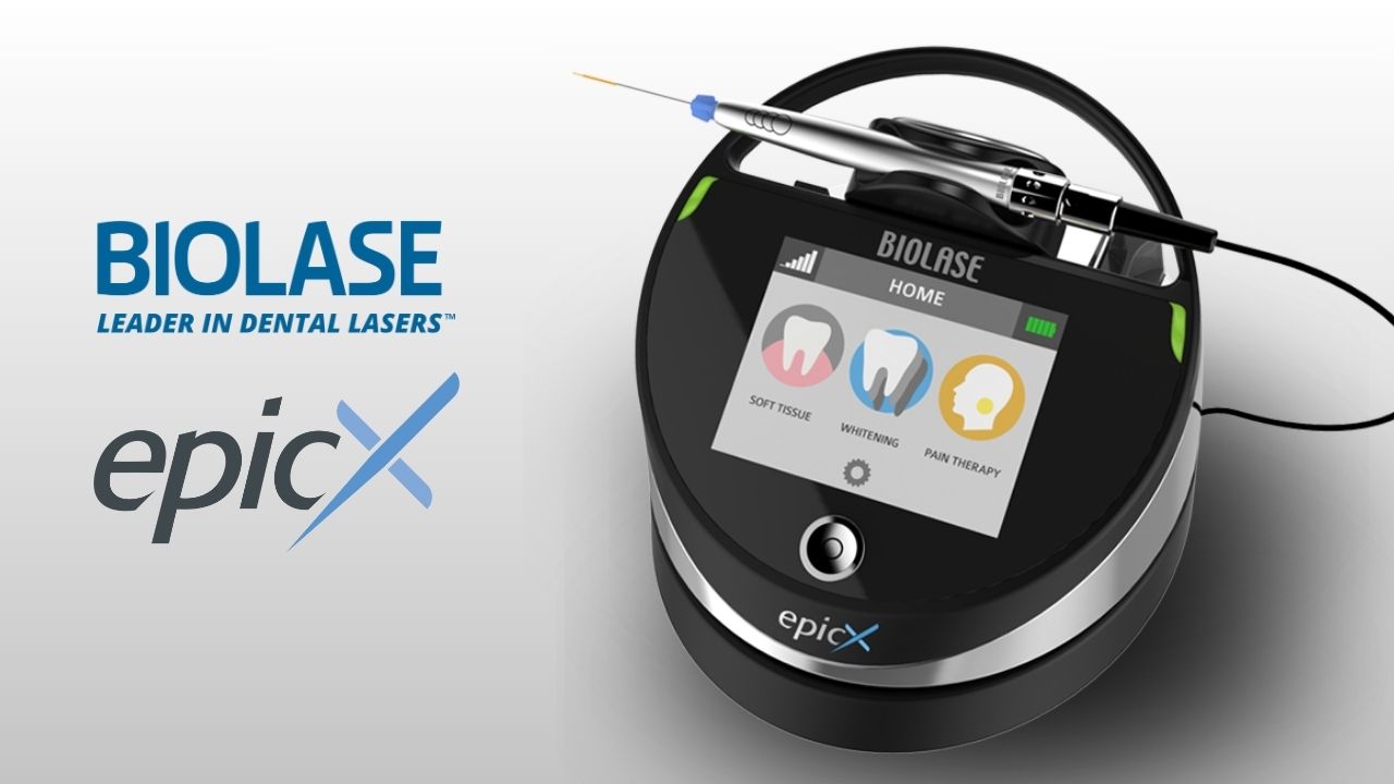 Dental laser device with touchscreen interface